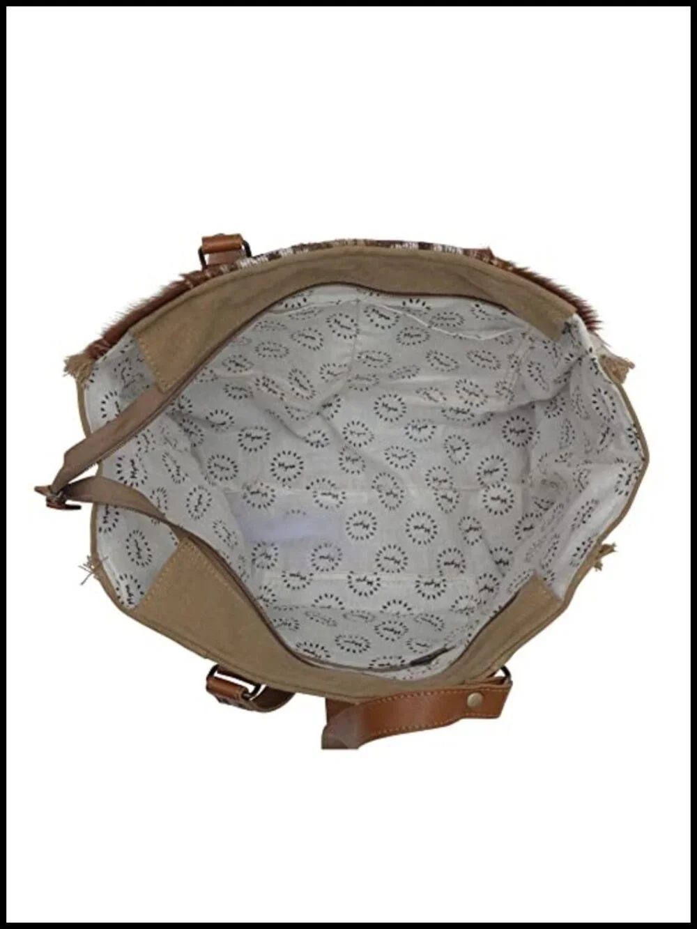Canvas & Upcycled Leather Weekender Tote Bag